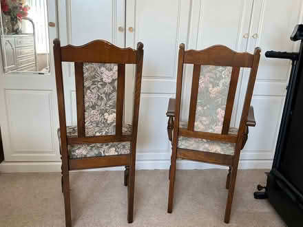 Photo of free Two dining room chairs (Mudeford BH23) #3