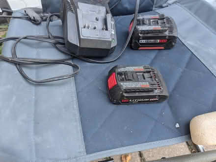 Photo of free Bosch 18V batteries and charger (Yonge/Major Mac) #1