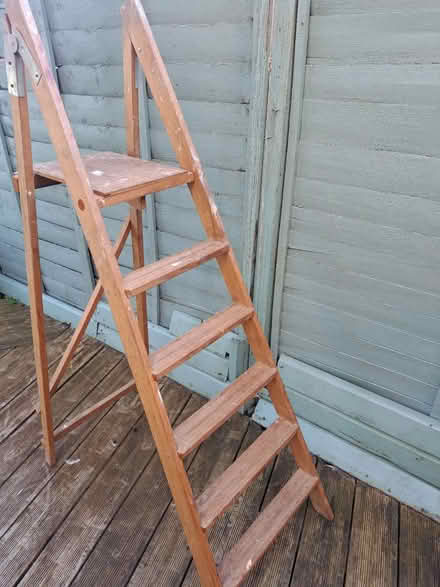 Photo of free Wooden ladder (south ham basingstoke) #2