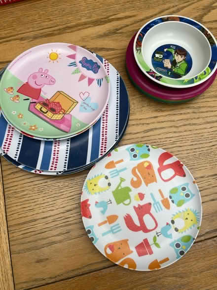 Photo of free Plastic/melamine kids plates & bowl (Southfields SW19) #2