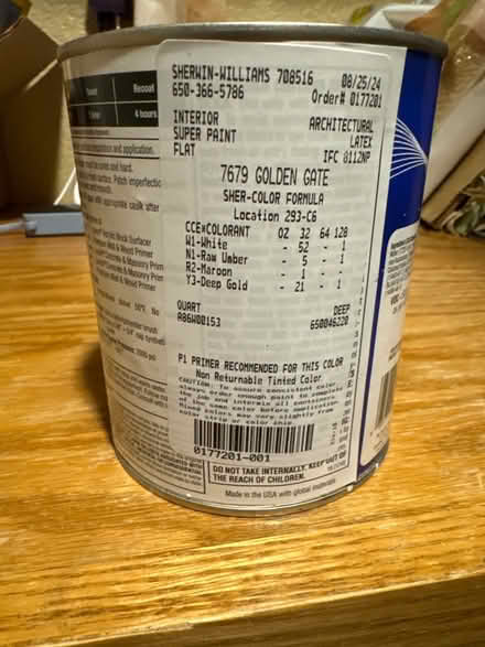 Photo of free New 29.5 oz Interior Paint (Cupertino by De Anza College) #2