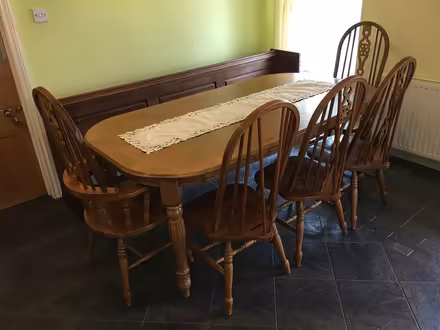 Photo of free Large Extending Table & Chairs (Torquay) #1