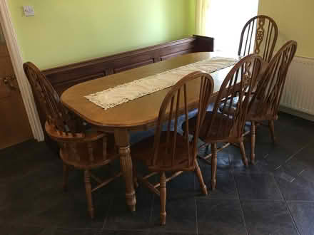 Photo of free Large Extending Table & Chairs (Torquay) #1