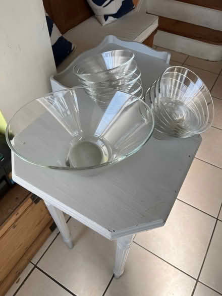 Photo of free Glass bowl and dishes (Mickleover, Derby) #1
