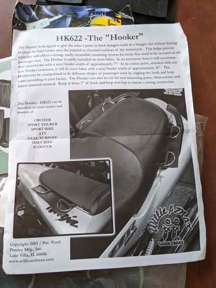 Photo of free Hooker for Motorbike (Freehold LA1) #2