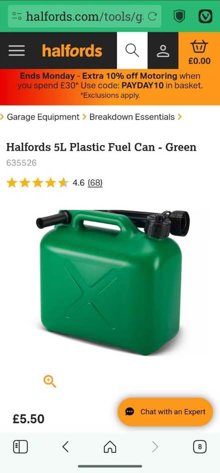 Photo of free Petrol can (belmont sutton SM2) #1