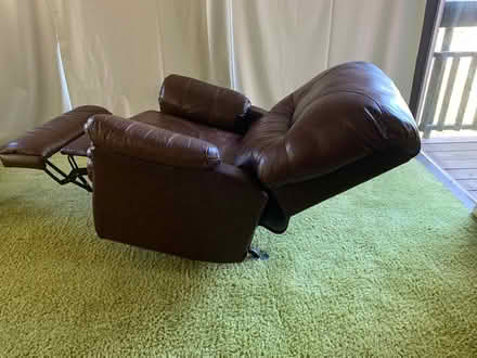 Photo of free Brown leather recliner (Los Gatos/Saratoga) #4