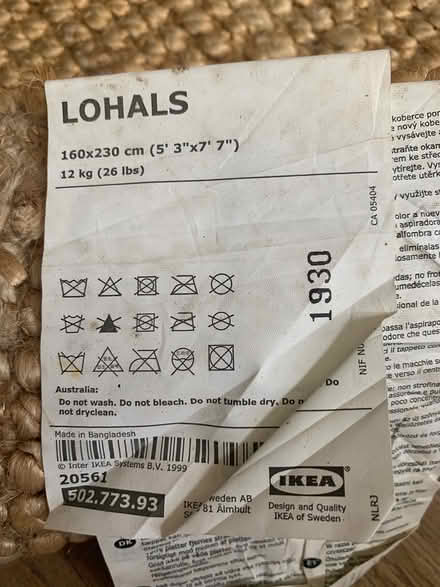 Photo of free IKEA Lohals Rug (Ewell, KT19) #2
