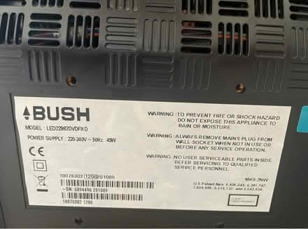 Photo of free Bush LED LCD DVD Combi 22” TV (RH13) #2