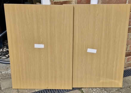 Photo of free 2 x oak veneered furniture boards (Walmer CT14) #1