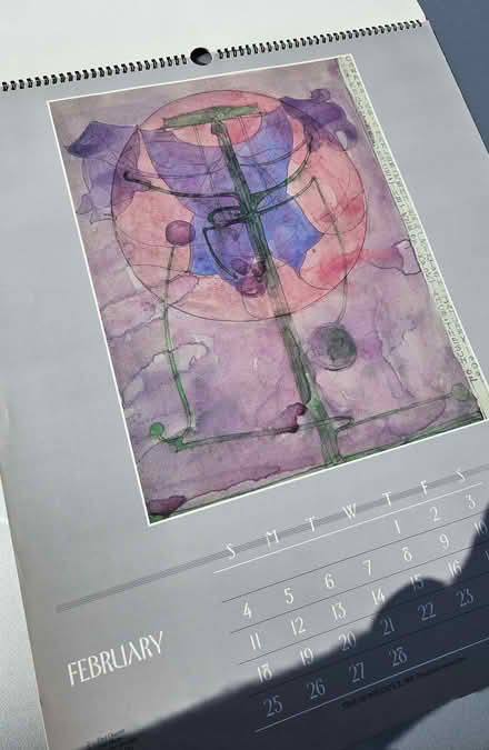 Photo of free Art Calendar Rennie Mackintosh 1990 (Jericho OX1) #3