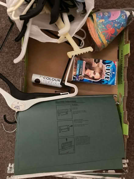 Photo of free Hairdye party hats filing hangers rucksacks (Hildenborough TN11) #2
