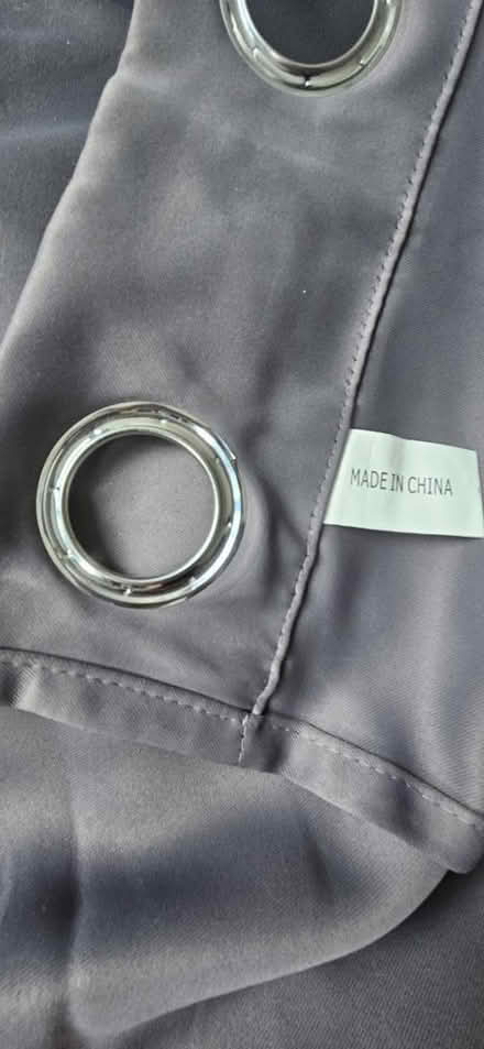 Photo of free Pair of gray curtains (Gallions Reach) #3