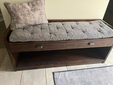 Photo of free Wood bench - crate and barrel (Tarrytown) #1