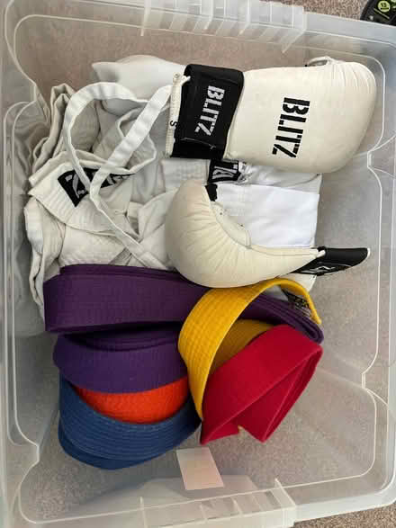 Photo of free Karate clothes belts gloves (Keighley) #1