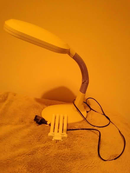 Photo of free Daylight 6500k desk lamp, light grey (Southsea PO5) #1