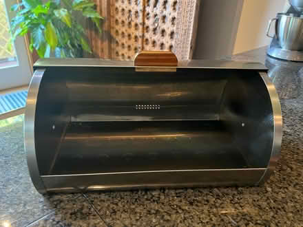 Photo of free Modern Metal Bread Bin (Fauntleroy neighborhood) #2