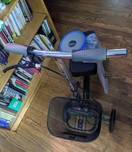 Photo of free Knee scooter and shower bag (Mount Pleasant DC) #2