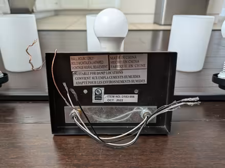 Photo of free Vanity Light MISSING HARDWARE (Mountain View) #2