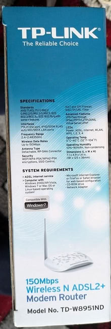 Photo of free TP Link Wireless Modem Router (Sidney Road KT12) #4