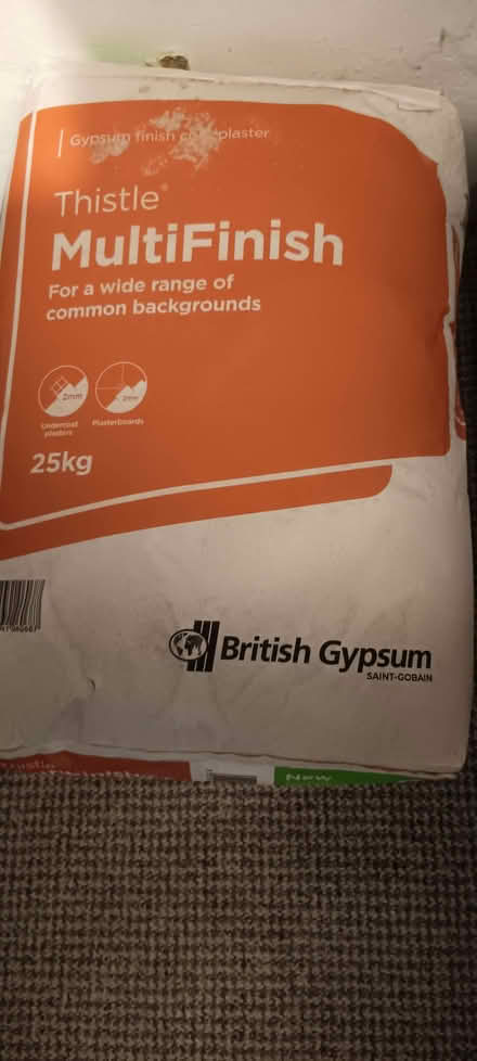 Photo of free One bag of plaster 25kg (Fairfield LA1) #1