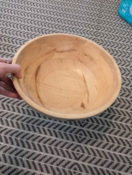 Photo of free Wooden salad bowl (Warlingham CR6) #2