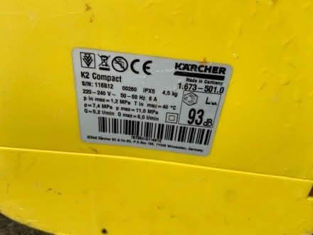 Photo of free K2 compact Karcher , leaks a bit (Simonstone BB12) #1