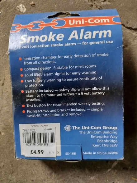 Photo of free Smoke alarm (Addiscombe CR0) #2