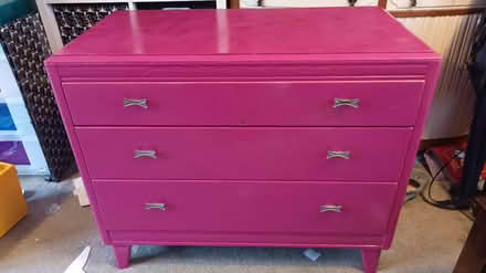 Photo of free Pink chest of drawers (ME15 Westmorland Road) #1