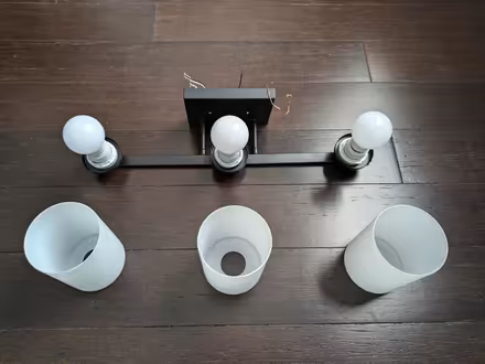 Photo of free Vanity Light MISSING HARDWARE (Mountain View) #1