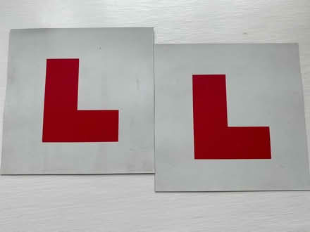 Photo of free magnetic ‘L’ plates (Frimley Green, Camberley) #1