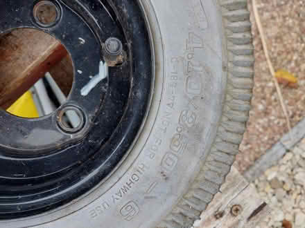Photo of free Tyre and rim, barrow or sack truck (stroud GL5, near college) #2