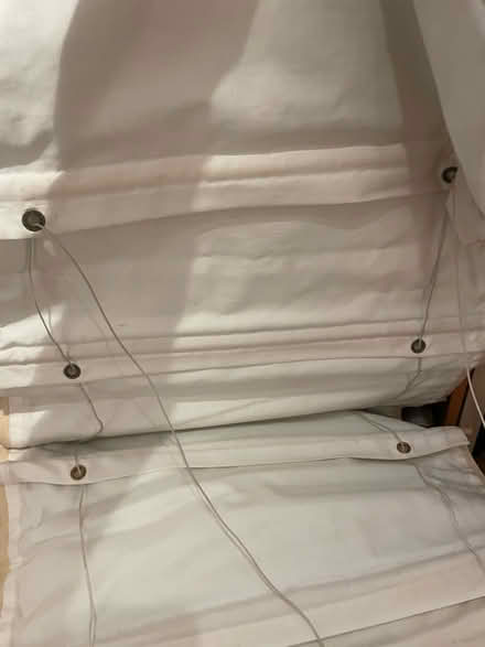 Photo of free 3 Roman blinds from bay window (GU5 Gomshall) #2