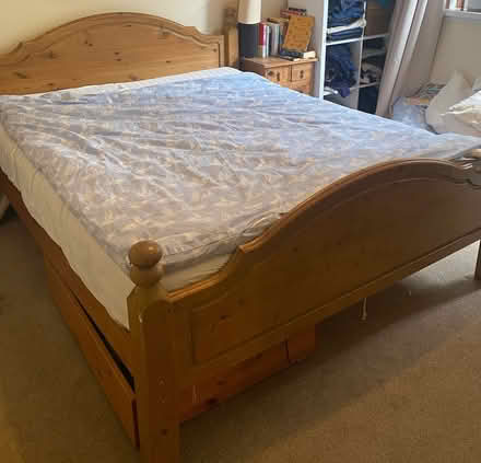 Photo of free Solid pine king size bed (Southsea PO5) #4