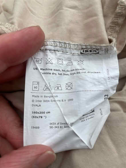 Photo of free King sz duvet cover, sheet, pillows (GU5 Gomshall) #2