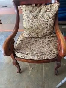 Photo of free Mahogany Chair (Burlingame Hills) #1