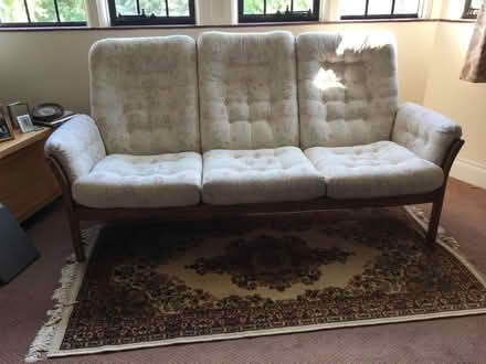 Photo of free Ercol three seater and armchair (Bs9)