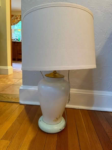 Photo of free Lamp with dragonfly and butterfly (Waban) #2