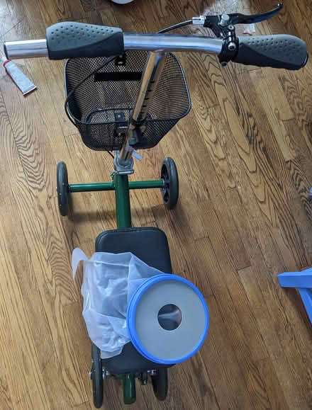Photo of free Knee scooter and shower bag (Mount Pleasant DC) #1