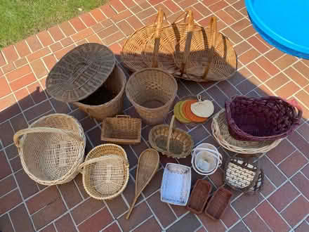 Photo of free Wicker baskets old and new (Beverly Hills/Hillcrest/48025) #1