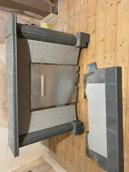 Photo of free 1950s tiled fire surround (Scotforth LA1) #3