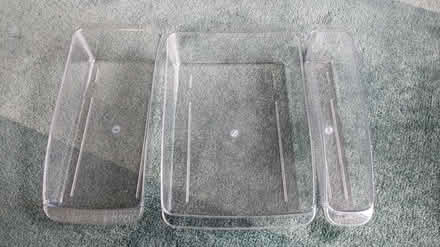 Photo of free 3 clear fridge trays (Springfield CM1) #1