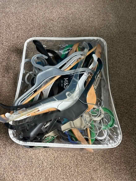 Photo of free Assorted hangers (Keighley) #1