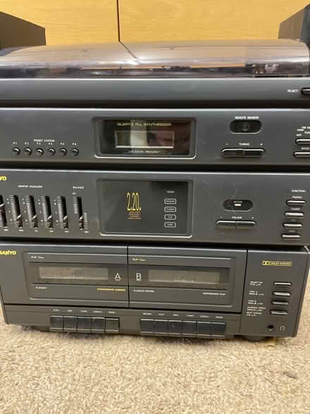 Photo of free Sanyo tape deck and record player (BR6) #2
