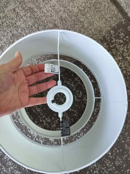 Photo of free White pendant lampshade (High Shincliffe DH1) #2