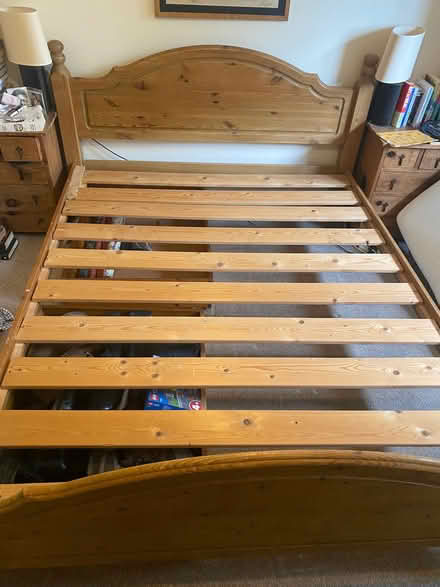 Photo of free Solid pine king size bed (Southsea PO5) #1