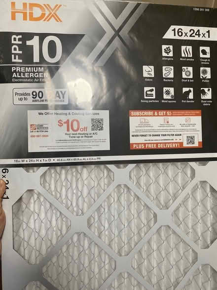 Photo of free New furnace filters (Oakland) #1