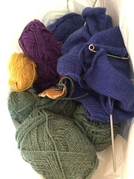Photo of free Balls of wool and knitting needles (Wallands Park BN7) #1