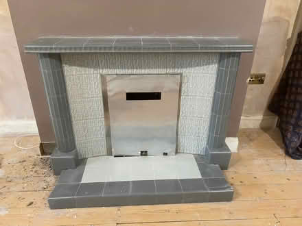 Photo of free 1950s tiled fire surround (Scotforth LA1) #1