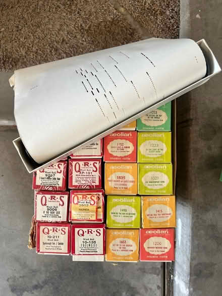 Photo of free Music rolls for players piano (Unser / McMahon) #1